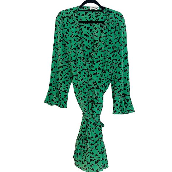 Tanya Taylor 100% Silk Faux Wrap Nomi Dress Plus size Size 22 - Picture 6 of 13